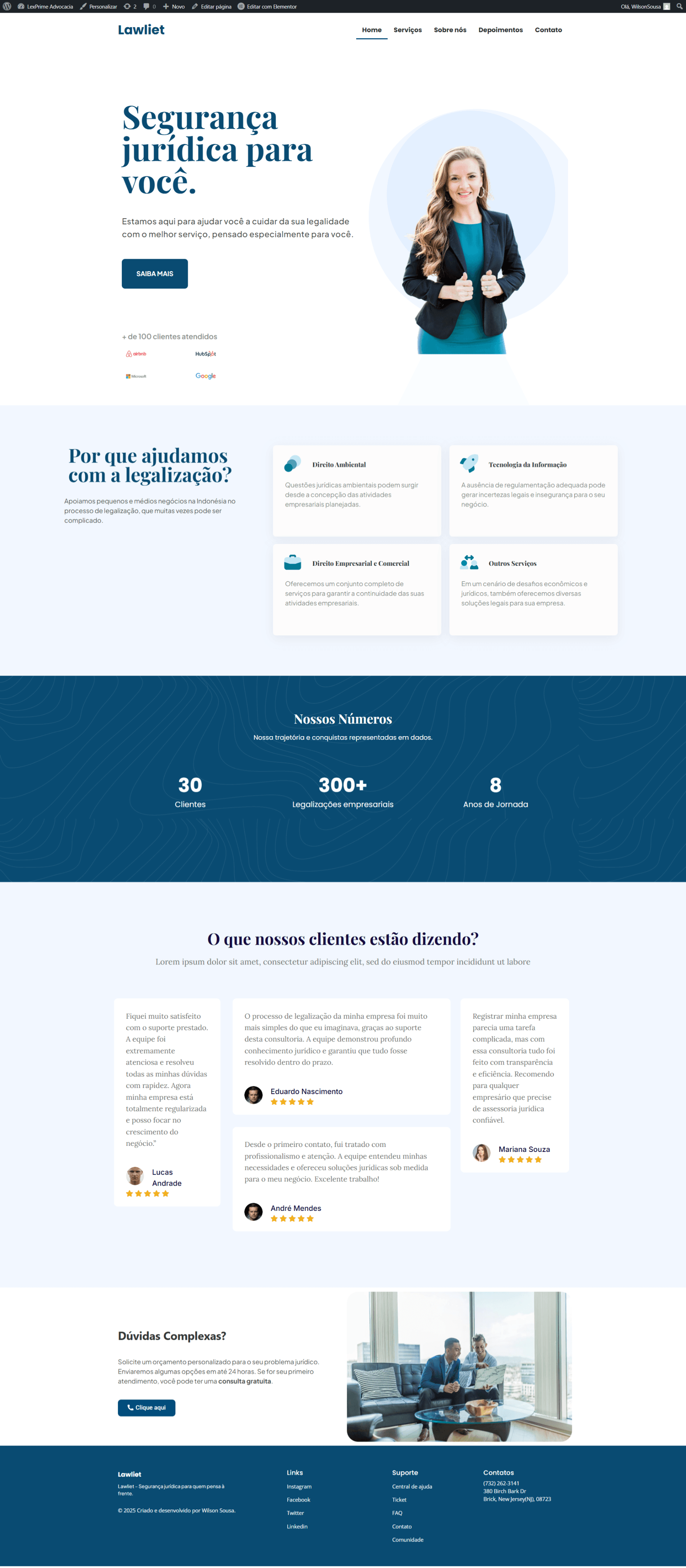 Screenshot of Lawliet project